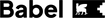 The Babel logo, featuring the brand name 'Babel' in a black sans-serif font alongside a white flag icon containing a stylised lamassu and arrow, set against a solid white background.